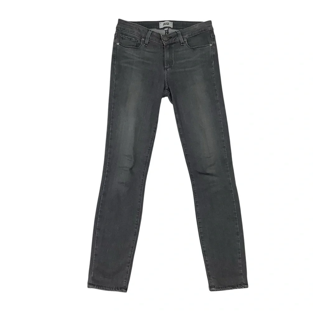 Paige Verdugo Ultra Skinny Jeans Sz 27 Silvie Gray